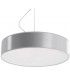 3 Light Round Ceiling Pendant Silver, E27 - 1