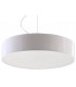 3 Light Round Ceiling Pendant White, E27 - 1
