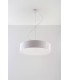 3 Light Round Ceiling Pendant White, E27 - 3