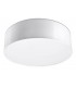 2 Light Flush Round Ceiling Light White, E27 - 1