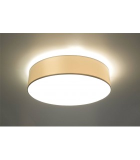 3 Light Flush Square Ceiling Light White, E27 - 2