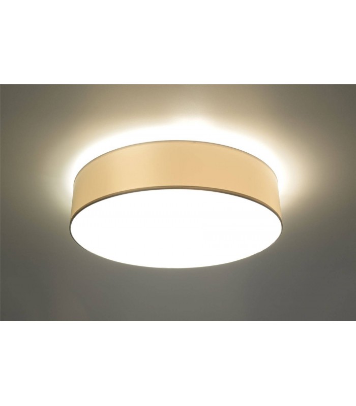 3 Light Flush Square Ceiling Light White, E27 - 2
