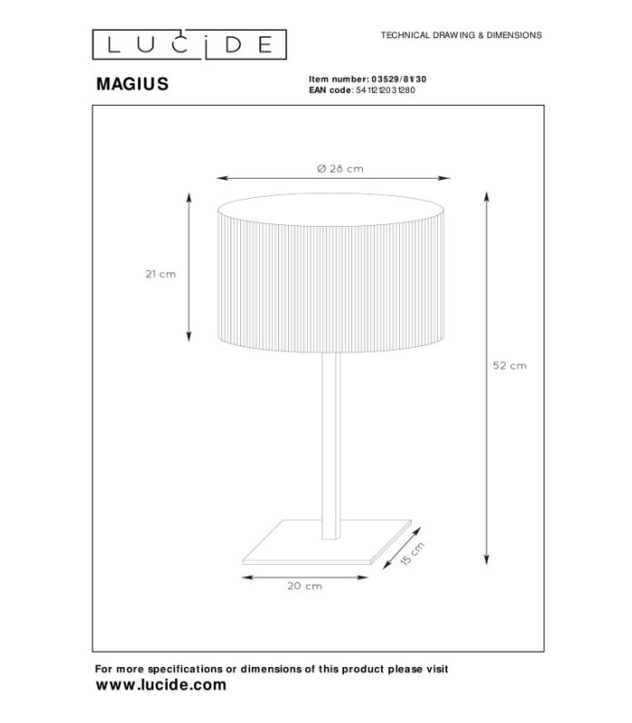 Magius Scandinavian Table Lamp-8