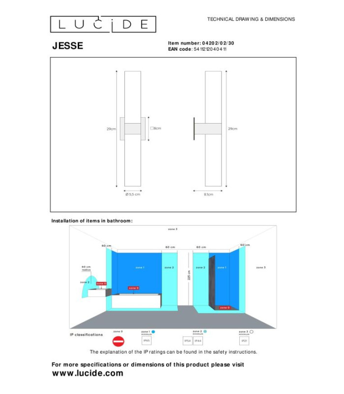 Jesse Classic Wall Light Bathroom-9