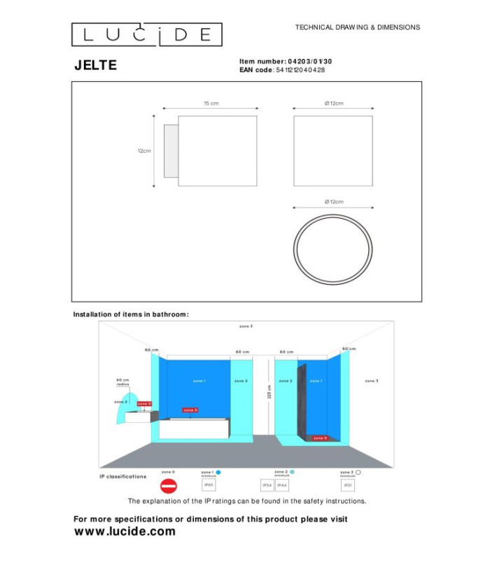 Jelte Modern Wall Light Bathroom-13