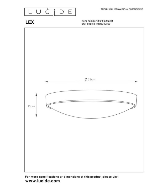 Lex Modern Flush Ceiling Light-5