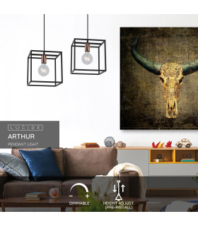 Arthur Modern Cube Pendant Light-2