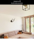Arthur Modern Cube Pendant Light - 1xE27 - Black - Special Offer