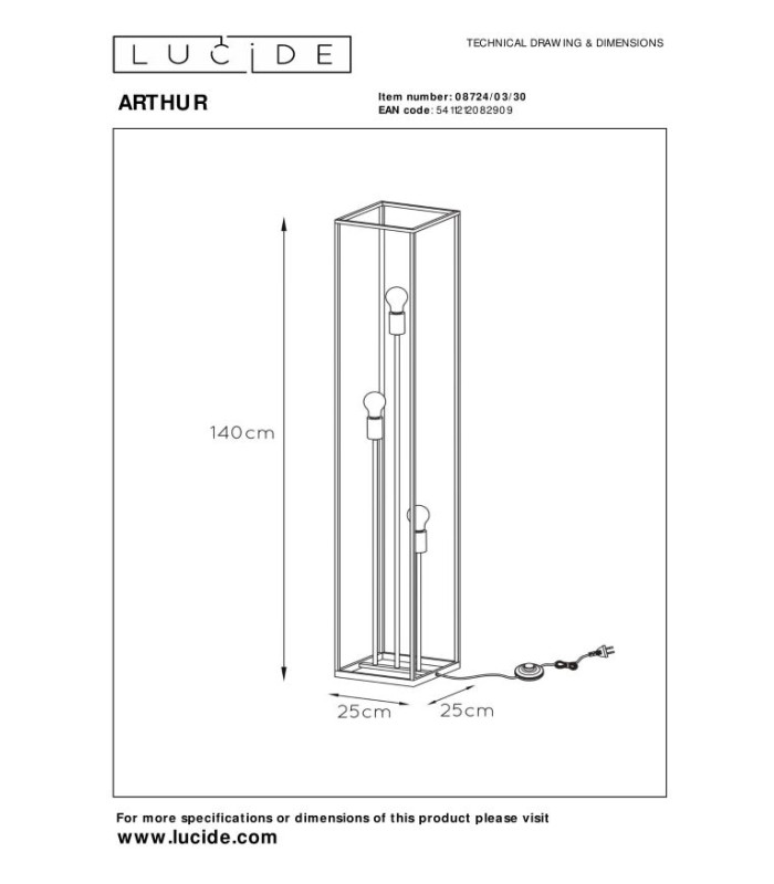 Arthur Modern Floor Lamp-8