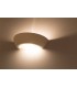1 Light Ceramic Flush Wall Light White, E27 - 2