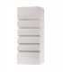 1 Light Ceramic Flush Wall Light White, E27 - 2