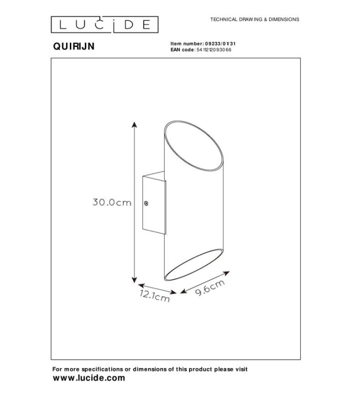 Quirijn Modern Up Down Wall Light-6
