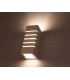 1 Light Ceramic Flush Wall Light White, E27 - 5