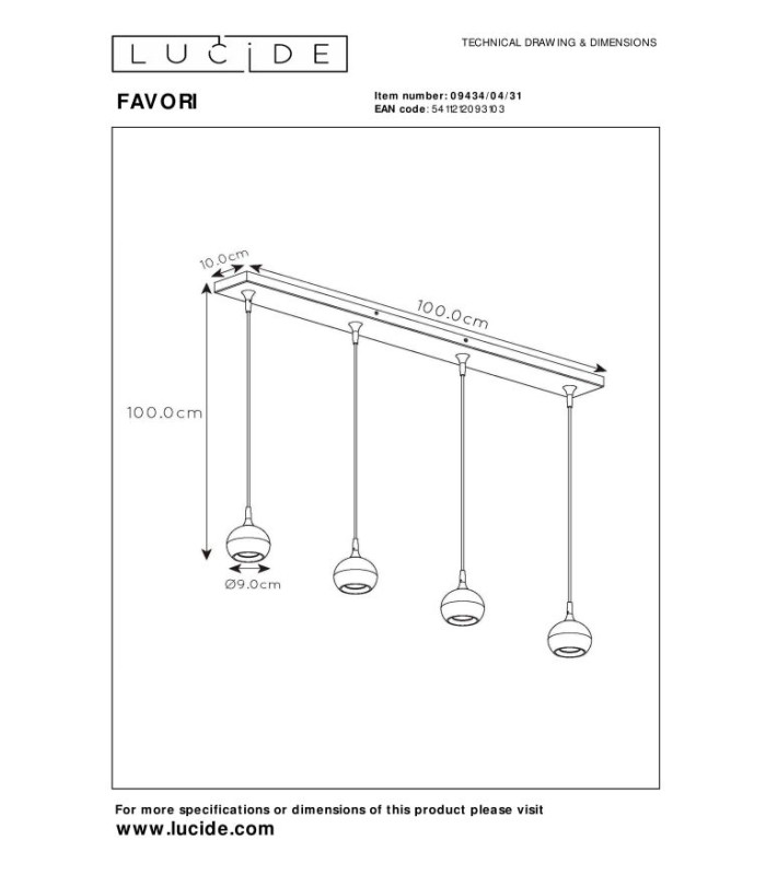Favori Modern Bar Pendant Light-7