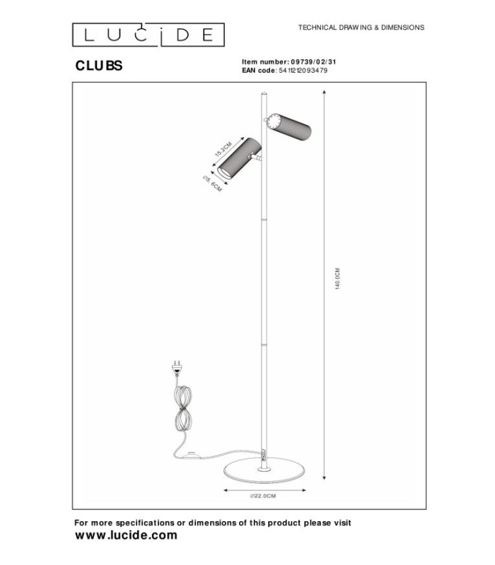 Clubs Modern Floor Lamp-5