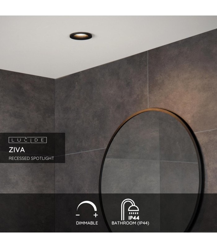 Ziva Modern Recessed Downlight Bathroom-2