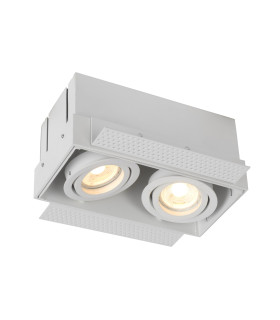 Trimless Modern Twin Recessed Downlight-1