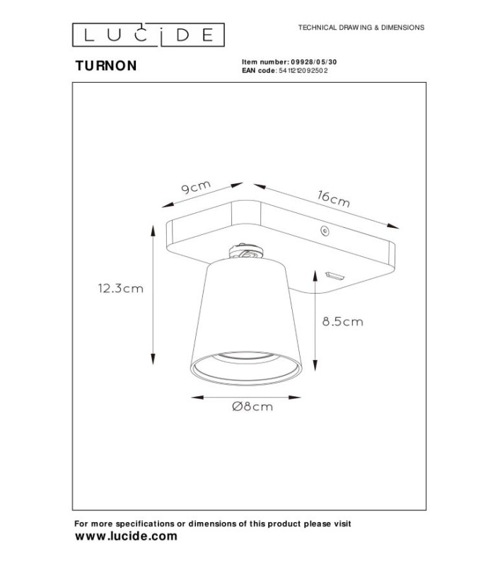 Turnon Modern Wall Spotlight-7