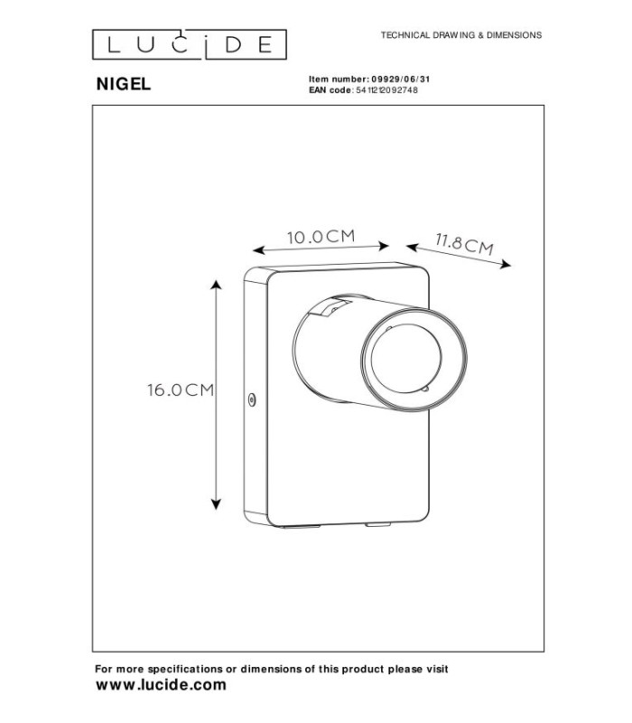 Nigel Modern Wall Spotlight-8