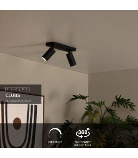 Clubs Modern Twin Ceiling Spotlight-2