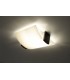 2 Light Flush Ceiling Light White, Wenge, E27 - 2