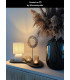 EU Plug - Woolly Vintage Table Lamp - Ã˜ 16cm - 1xE14 - Cream