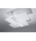 2 Light Decorative Flush Light White, Chrome, E27 - 2