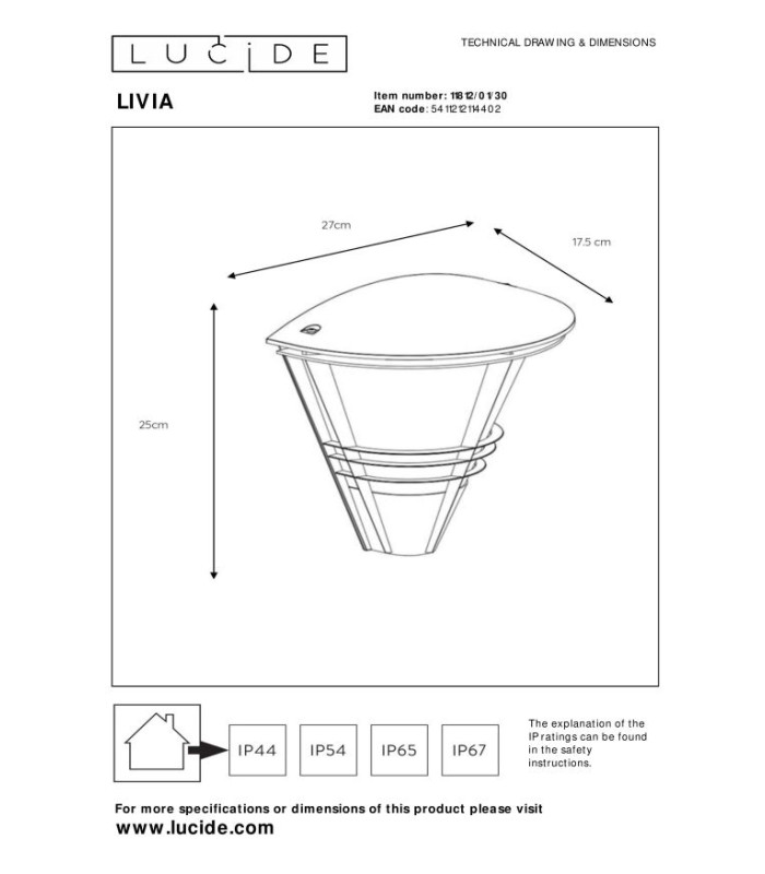 Livia Modern Wall Light Outdoor-5