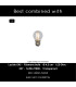 Livia Modern Wall Light Outdoor - 1xE27 - IP44 - White