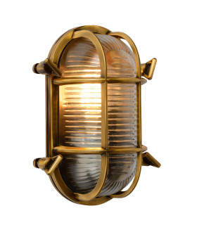 Dudley Retro Oval Bulkhead Wall Light Outdoor-1