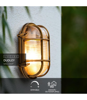 Dudley Retro Oval Bulkhead Wall Light Outdoor-2