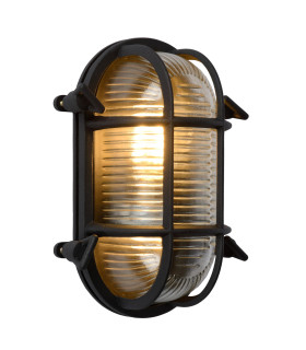 Dudley Retro Oval Bulkhead Wall Light Outdoor-1