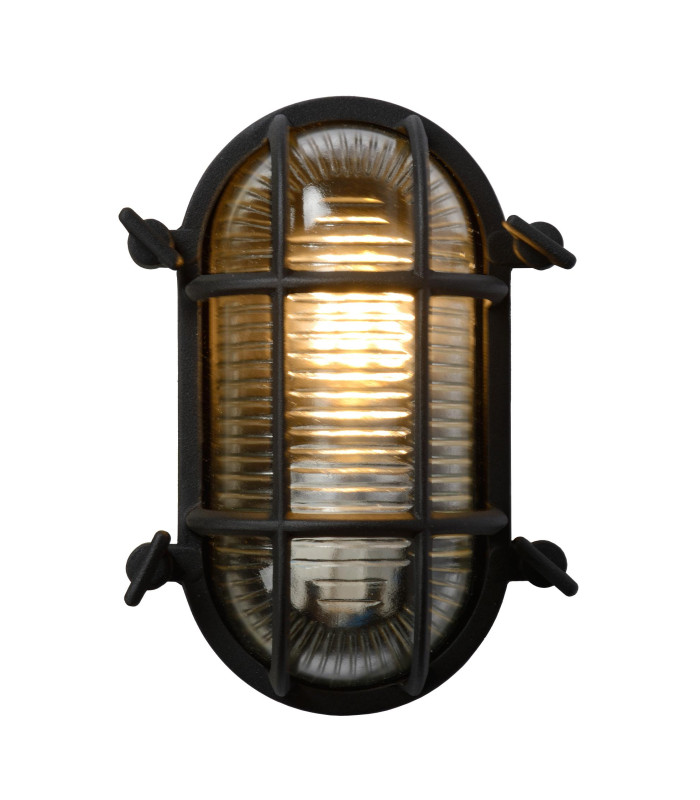 Dudley Retro Oval Bulkhead Wall Light Outdoor-6