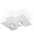 3 Light Decorative Flush Light White, Chrome, E27 - 1