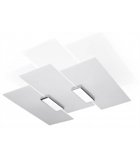 3 Light Decorative Flush Light White, Chrome, E27 - 1