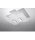 3 Light Decorative Flush Light White, Chrome, E27 - 2