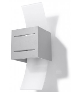 1 Light Wall Light Grey, G9 - 1