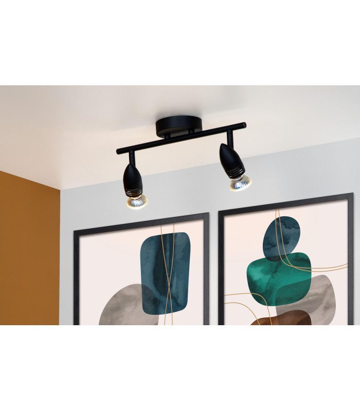 Caro Modern Twin Ceiling Spotlight-4