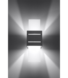 1 Light Wall Light Grey, G9 - 2