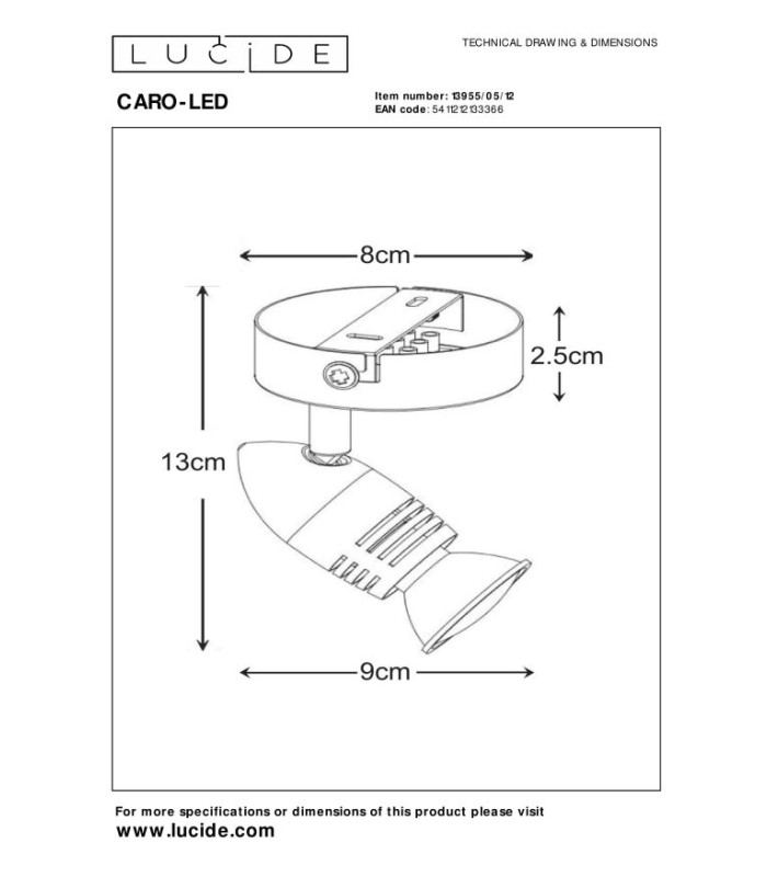 Caro-Led Modern Ceiling Spotlight-5