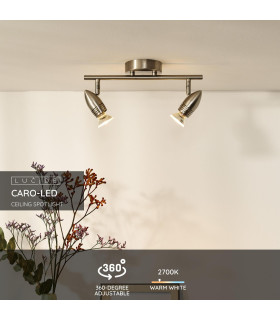 Caro-Led Modern Twin Ceiling Spotlight-2