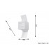 1 Light Wall Light White, G9 - 2