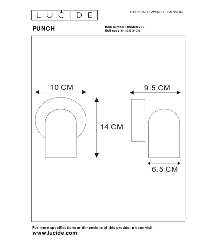 Punch Classic Wall Spotlight-6