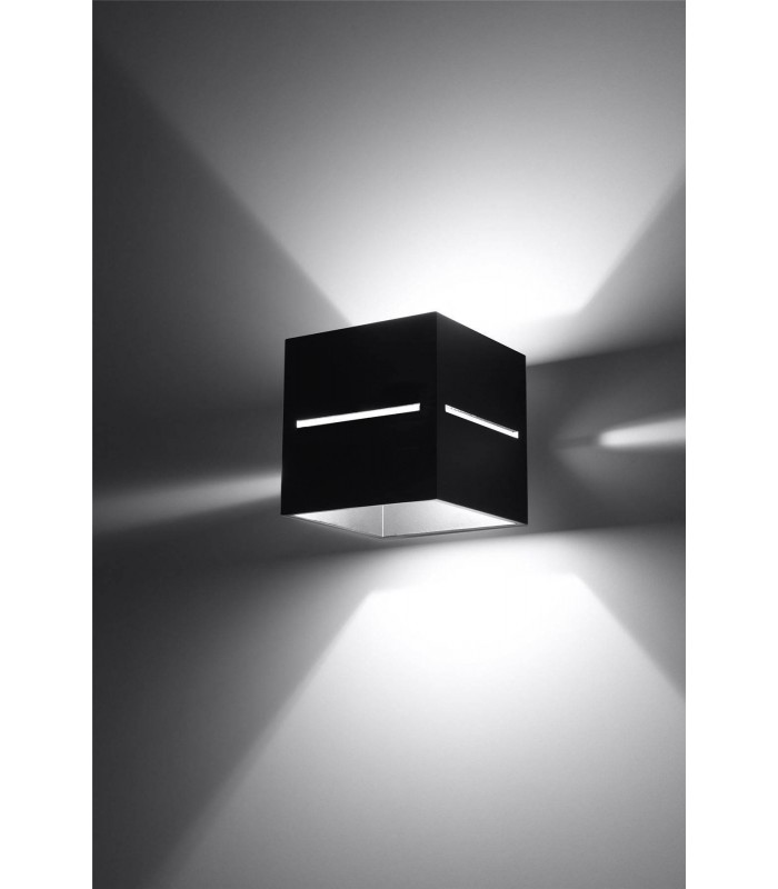 1 Light Up Down Wall Light Black, G9 - 4