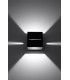 1 Light Up Down Wall Light Black, G9 - 5