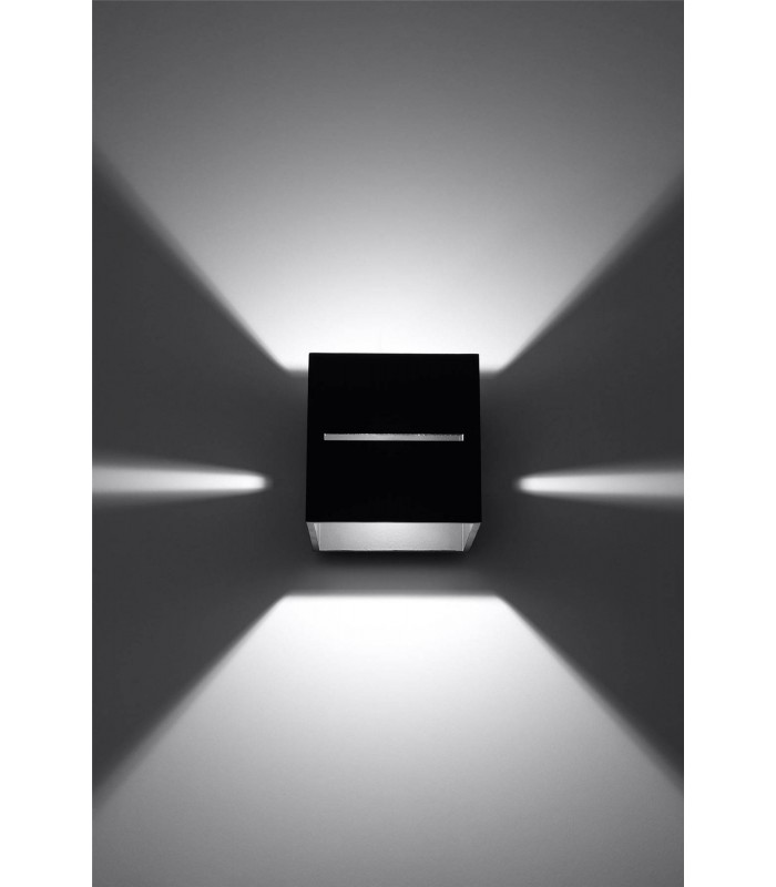 1 Light Up Down Wall Light Black, G9 - 5