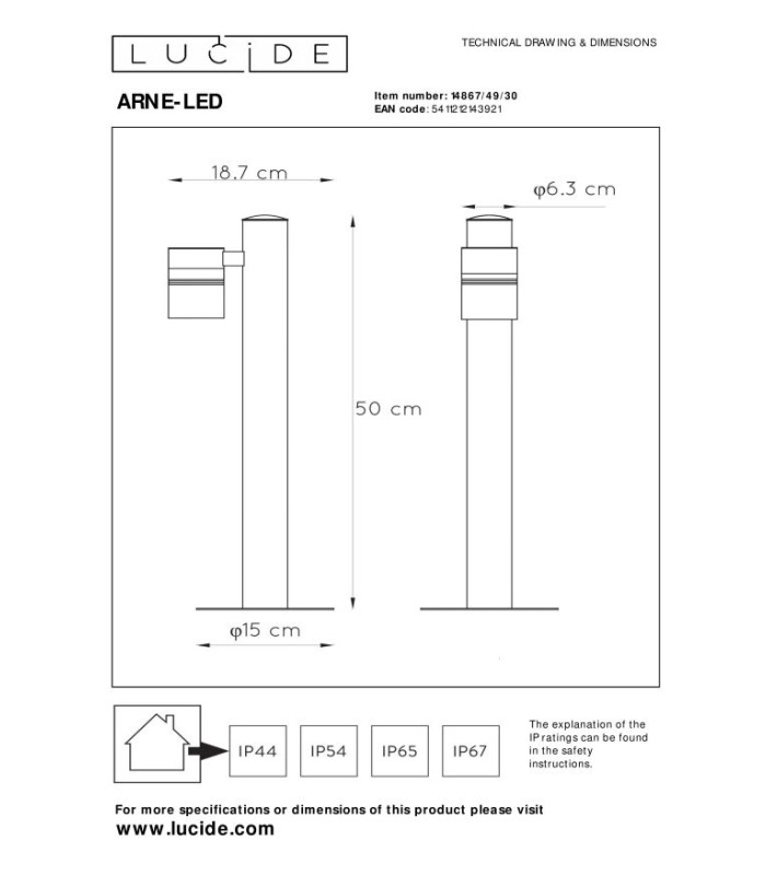 Arne-Led Modern Bollard Light Outdoor-4