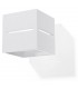 1 Light Up Down Wall Light White, G9 - 1