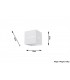 1 Light Up Down Wall Light White, G9 - 5