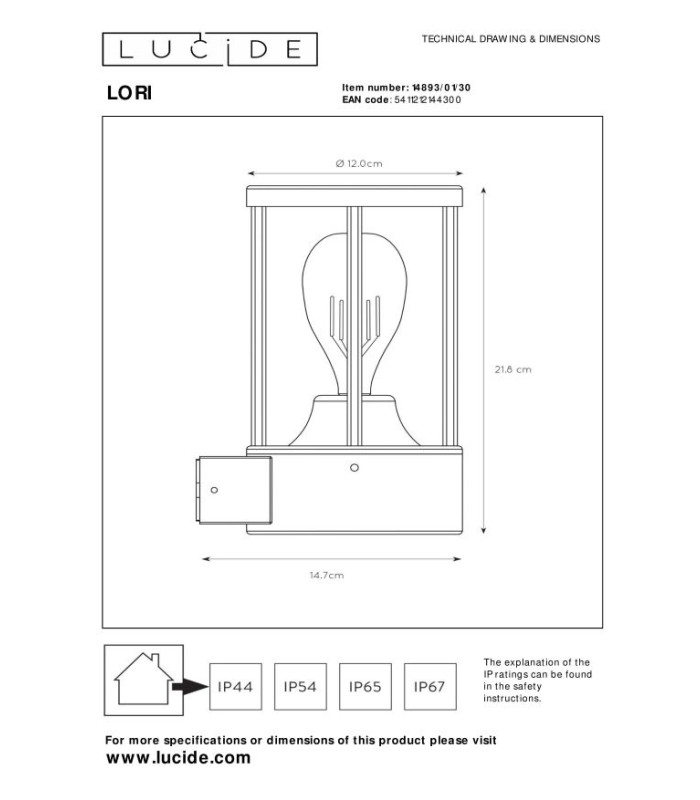 Lori Modern Wall Light Outdoor